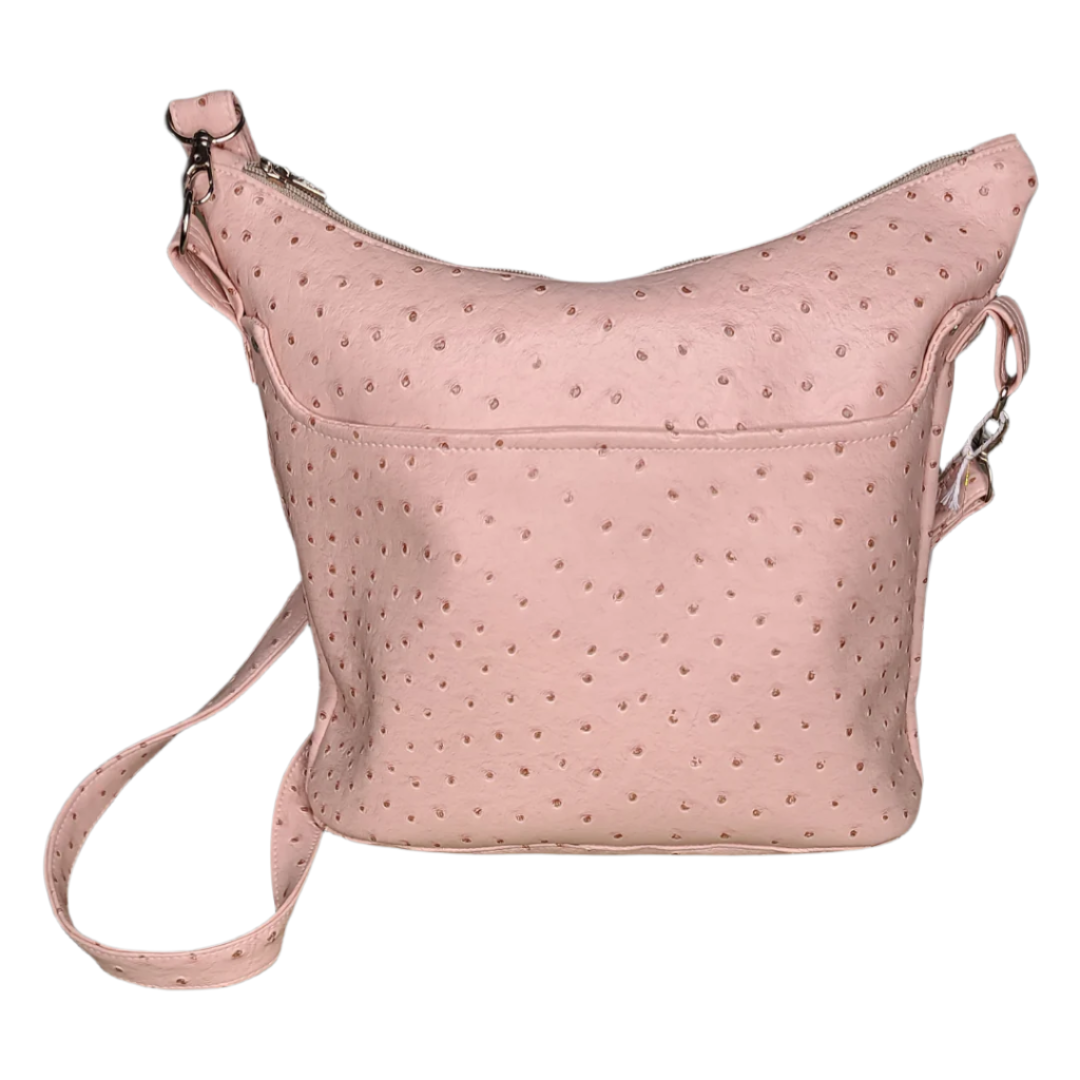 Salmon Pink Ostrich Purse